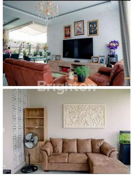 image TURUN HARGA..!VILLA MEWAH STRATEGIS 3 LANTAI, 5 KAMAR TIDUR, FULLY FURNISHED, VIEW SAWAH DENGAN POOL YANG CUKUP BESAR DI RENON DENPASAR (4)