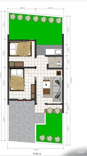 image 4 UNIT TERAKHIR RUMAH KONSEP MINIMALIS MODERN,HARGA SANGAT TERJANGKAU MULAI 280 JUTAAN,  ONE GATE SYSTEM PERUMNAS,  BISA CUSTOM FASAD, LOKASI STRATEGIS,  5 MENIT KE JALAN YOGYA-SOLO, 8 MENIT KE CANDI PRAMBANAN, 10 MENIT KE PASAR PRAMBANAN. (2)