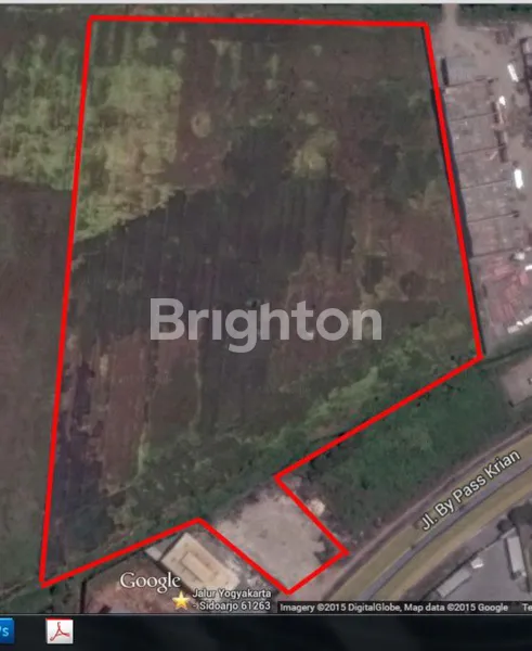 image DIJUAL KAVLING / TANAH DIJALAN RAYA BYPASS KRIAN  (1)