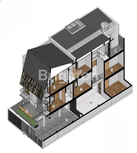image RUMAH KOS 15 KAMAR, AREA KAMPUS RAMAI, DENGAN MANAGEMENT. ONE GATE (4)