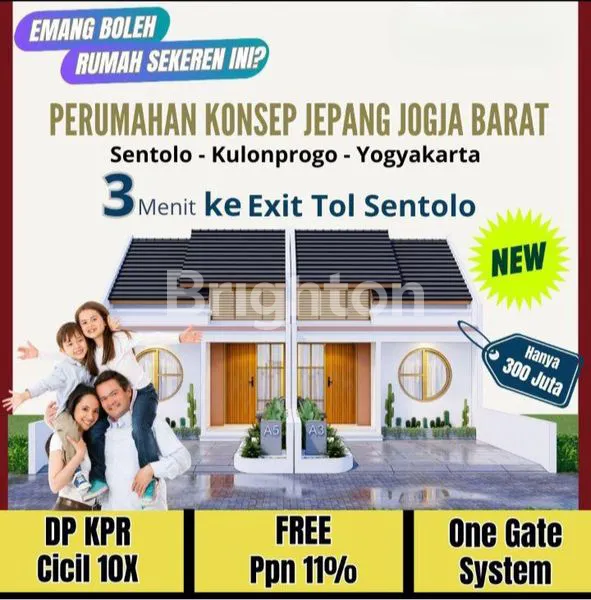 image MILIKI SEGERA !!! RUMAH MINIMALIS BERGAYA JEPANG DI JOGJA BARAT.HARGA MULAI 300 JUTAAN. BANGUNAN BERKUALITAS. AKSES JALAN ASPAL. DI JL.WATES KM 16, SENTOLO. 1 MENIT KE SAT BRIMOB SENTOLO. (1)