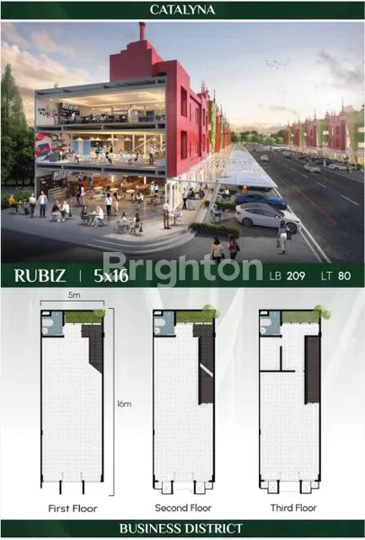 image RUKO DI DAUN VILLAGE 3 LANTAI TYPE RUBIZ DIAMOND BALIKPAPAN KAL-TIM  (1)