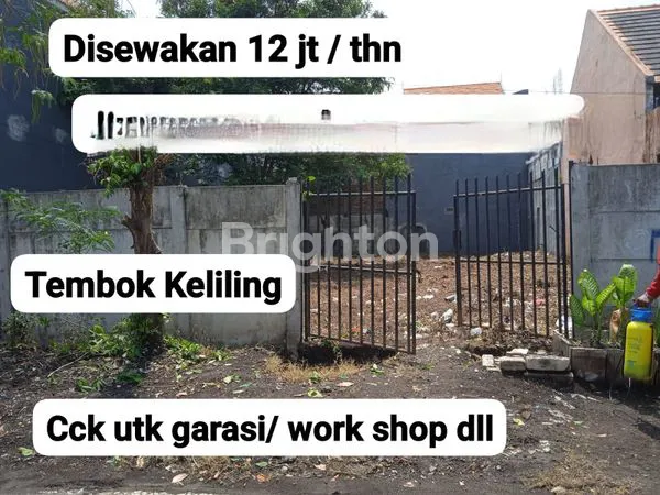 TANAH JALAN TELUK ETNA SUDAH BEPAGAR TEMBOK