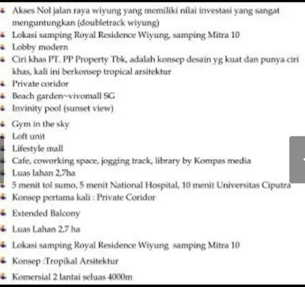 image APARTEMEN WESTOWN. VIEW (2)