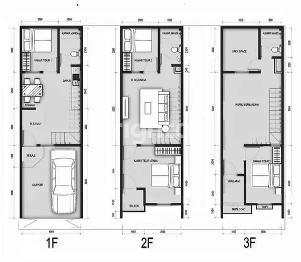 image RUMAH TANJUNG DUREN JAKARTA BARAT 3 LANTAI HADAP SELATAN PROSES TAHAP BANGUN (3)