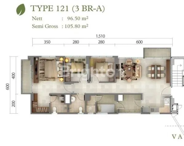 image APARTEMEN RAINBOW SPRING CONDOVILAS GADING SERPONG  (2)