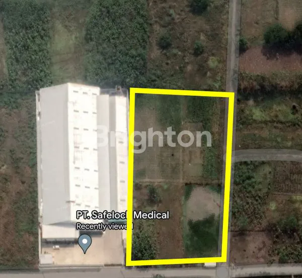 TANAH ZONA INDUSTRI KLATEN DIJUAL CEPAT HARGA BU !