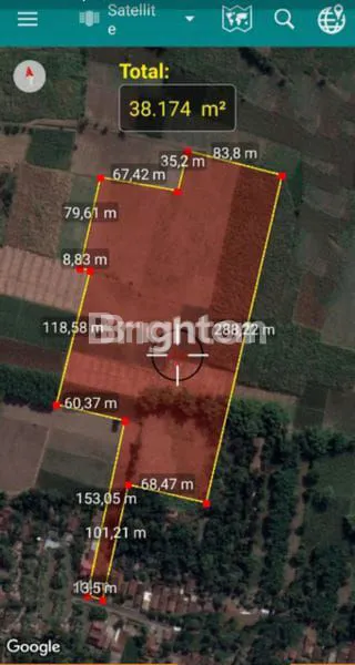 image TANAH LUAS DI ZONA KUNING, SUMBER BENDO PARE (1)