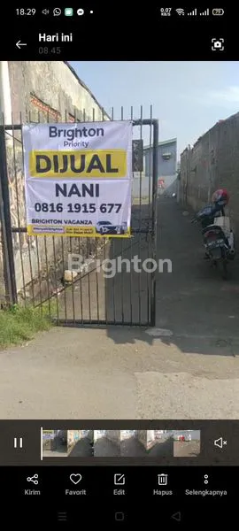 TANAH DAN BANGUNAN 10 RUMAH SEWA / KONTRAKAN NGANTONG