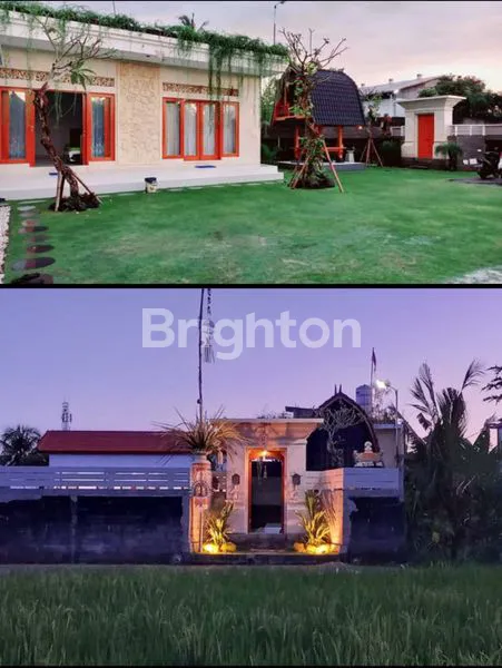image RUMAH STYLE VILLA LUAS 4 ARE, ASRI DAN NYAMAN, LOKASI STRATEGIS LINGKUNGAN VILLA DI PEMARON, MUNGGU (1)