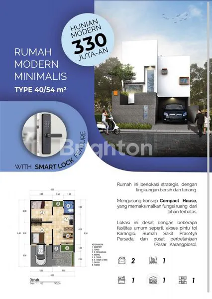 image RUMAH BARU GRESS MURAH BERHADIAH MOTOR LISTRIK DI DEKAT EXIT TOL KOTA MALANG (3)