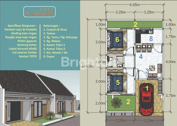 image RUMAH PESEN BANGUN BANDUNGAN SEBELAH PASAR BANDUNGAN (3)