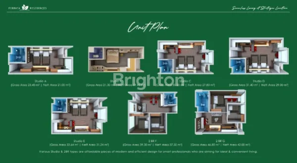 image APARTMENT PERMATA RESIDENCE, LOKASI DALAM PERUMAHAN PERMATA BALOI TYPE STUDIO C (6)