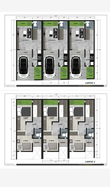 image RUMAH 3 UNIT BARU GRESS DI JL PISCES SURABAYA SELANGKAH KE UNIVERSITAS WIDYA MANDALA, GALAXY MALL, KENJERAN (2)