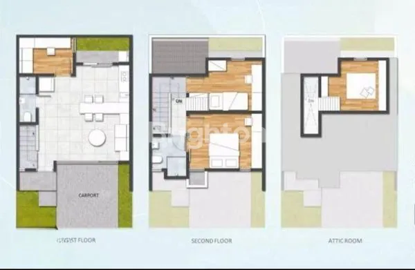 image COZMO HOUSE MYZA BSD, KONSEP RUMAH MODERN MILENIAL + ATTIC ROOM, JAMIN BAGUUUSS!!!! (8)
