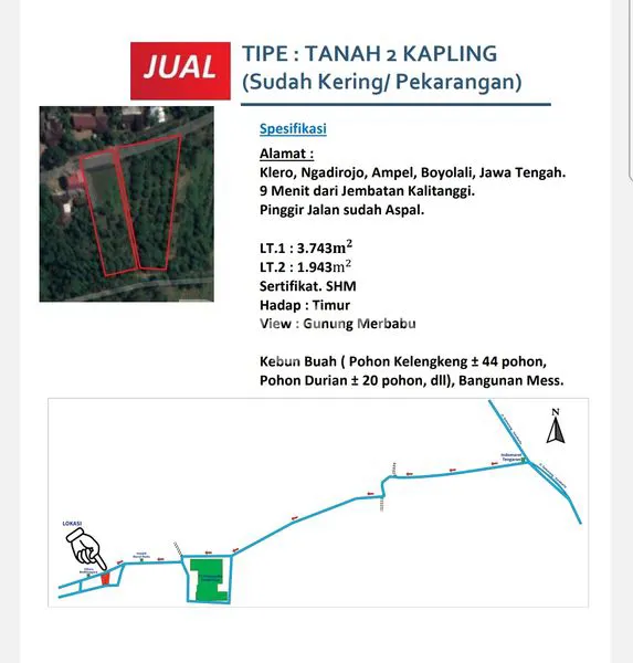 image KAVLING LAHAN KERING AMPEL BOYOLALI COCOK UNTUK PERKEBUNAN ATAU INDUSTRI (2)