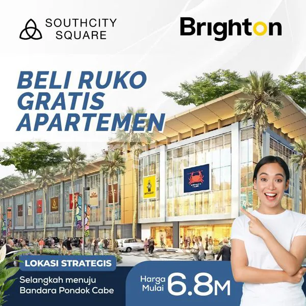 RUKO 3 LANTAI ADA BASMENT FREE APARTEMEN TIPE STUDIO SIAP HUNI