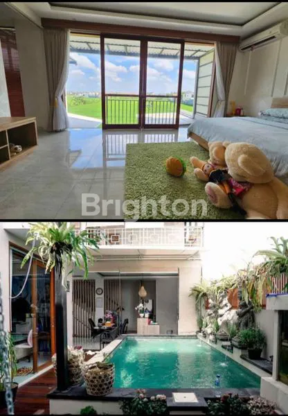 image TURUN HARGA..!VILLA MEWAH STRATEGIS 3 LANTAI, 5 KAMAR TIDUR, FULLY FURNISHED, VIEW SAWAH DENGAN POOL YANG CUKUP BESAR DI RENON DENPASAR (1)