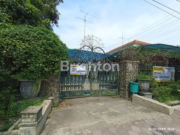 image TANAH LUAS PLUS BANGUNAN DI JL AREA KODIM KEDIRI (2)