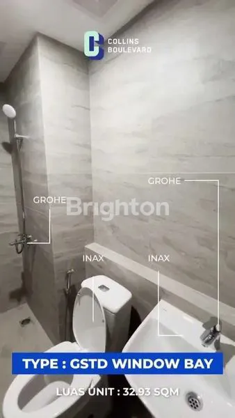 image APARTEMEN LUXURY COLLINS BOULEVARD WINDOW BAY GRAND STUDIO (4)