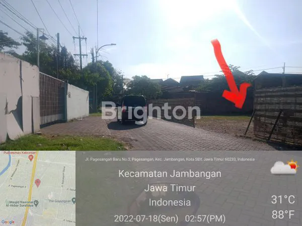 image TANAH KAVLING SIAP BANGUN PAGESANGAN DEKAT AKSES KELUAR PINTU TOL (1)