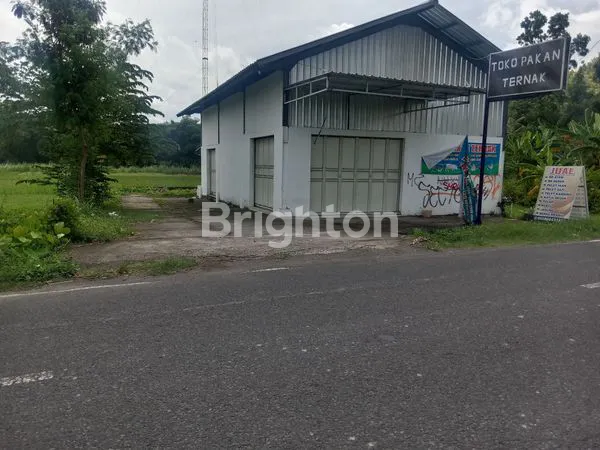 image TANAH BONUS BANGUNAN DIATASNYA PINGGIR JALAN RAYA KABUPATEN, JALAN WATES KM 6,5 GAMPING YOGYAKARTA, BELAKANG UMY (1)
