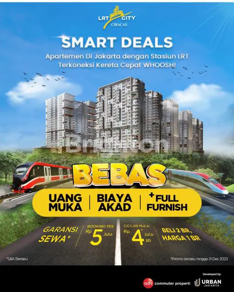 APARTEMEN DI JAKARTA TIMUR CICILAN MURAH FREE FURNISHED