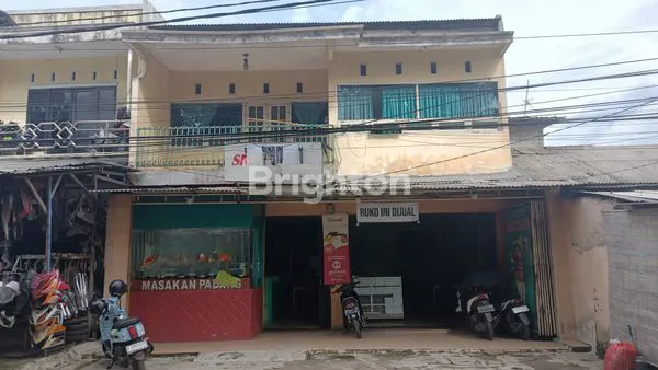 RUKO + RUMAH 2 LANTAI DI PINGGIR JALAN RAYA
