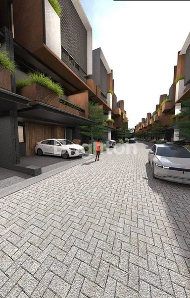 image RUMAH BARU PERMATA BUANA 3 LANTAI KOMPLEK PERUMAHAN MEWAH CLUSTER DESAIN TOWNHOUSE MODERN MINIMALIS (2)