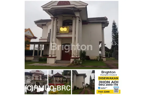 DIJUAL VILLA DI PUNCAK TRAWAS