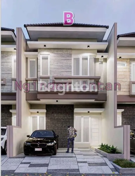 image RUMAH MINIMALIS BARU GRESS 2 LANTAI DAERAH NGINDEN FINISHING SUPER MEWAH DAN CIAMIK (1)