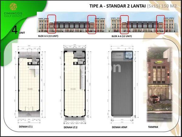 image RUKO SAPHIRE 2 LANTAI CIMANGGIS GOLF ESTATE (3)
