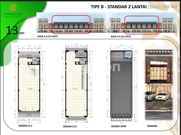 image RUKO 3 LANTAI EXLCLUSIVE "SAPHIRE" CIMANGGIS GOLF ESTATE (2)