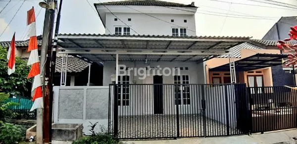 RUMAH CANTIK DAN NYAMAN SEMI FURNISHED 2 LANTAI DI VILLA BOGOR INDAH