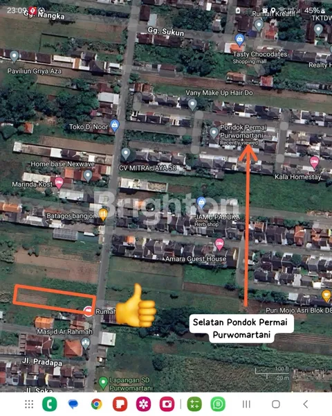 image JUAL TANAH PEKARANGAN DEKAT PONDOK PERMAI PURWOMARTANI SLEMAN JOGJA DAERAH ISTIMEWA YOGYAKARTA (2)