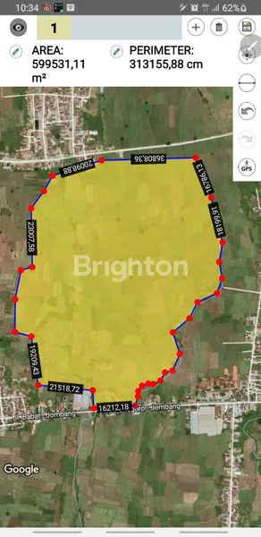 TANAH LUAS ZONA INDUSTRI, LAMONGAN