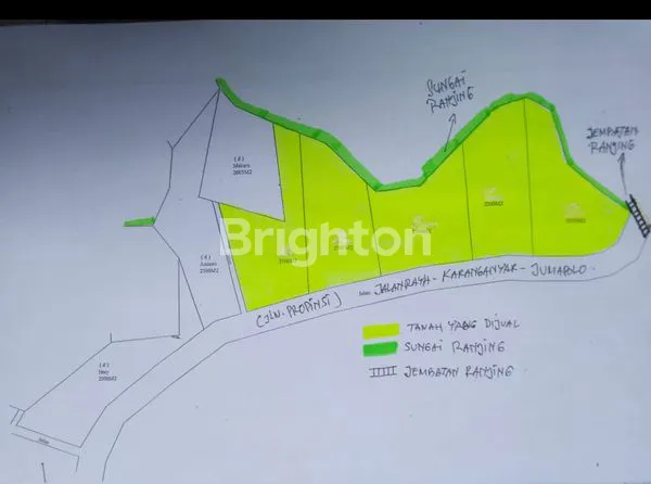 TANAH DI JALAN KARANGANYAR - JUMAPOLO