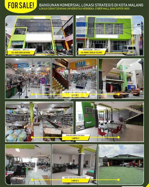 DIJUAL RUKO DI DAERAH STRATEGIS