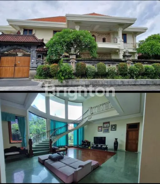 image RUMAH MEWAH 2 LANTAI SEMI FURNISH, DENGAN LUAS TANAH HAMPIR 8 ARE, 5 KAMAR TIDUR DAN 6 TOILET, DI KAWASAN PERUMAHAN ELIT DEKAT SANUR, DENPASAR TIMUR (1)