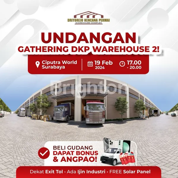image DKP WAREHOUSE 2 GUDANG 1M AN SISA 2 UNIT JL RAYA BAMBE SARIREJO  (1)