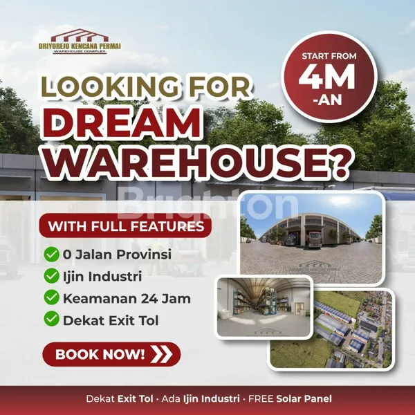 image DKP WAREHOUSE 2 GUDANG 1M AN SISA 2 UNIT JL RAYA BAMBE SARIREJO  (3)