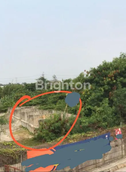 LAHAN PINGGIR JALAN RAYA DI SEKITAR CIPONDOH, DEKAT GREENLAKE, TANGERANG (KODE RMRG 1960)