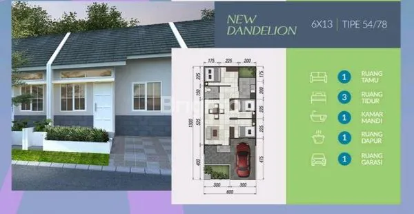 image RUMAH BARU READY DI RAYA HULAAN MENGANTI DEKAT PASAR MENGANTI, MURAH SIAP HUNI FREE BIAYA BIAYA (2)