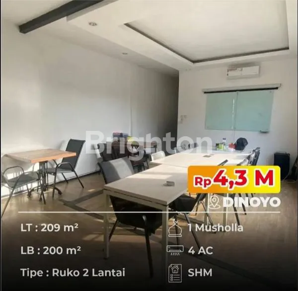 image RUKO LUAS & STRATEGIS DI NO JALAN RAYA DINOYO DEKAT UNIBRAW KOTA MALANG (4)