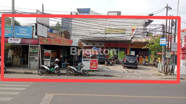 TANAH DAN BANGUNAN KIOS USAHA DI MAINROAD JATINANGOR