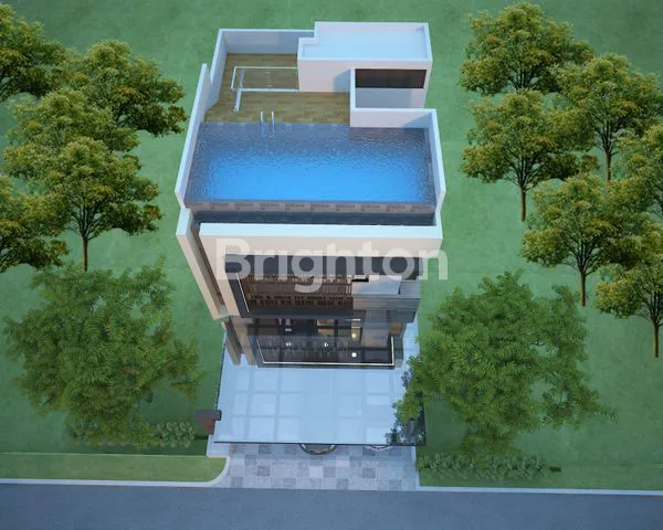 image RUMAH MINIMALIS ADA KOLAM RENANG GRAND PAKUWON SURABAYA BARAT (2)