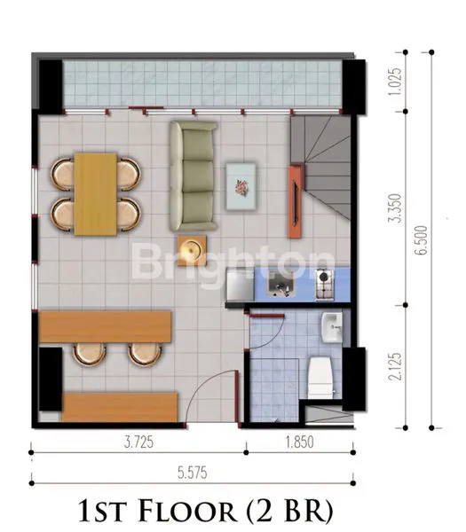 APARTEMEN ICON MALL GRESIK LOFT 2 LANTAI