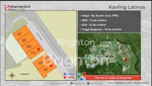 image KAVLING PALING STRATEGIS DI LATINOS, 809M2 (1)