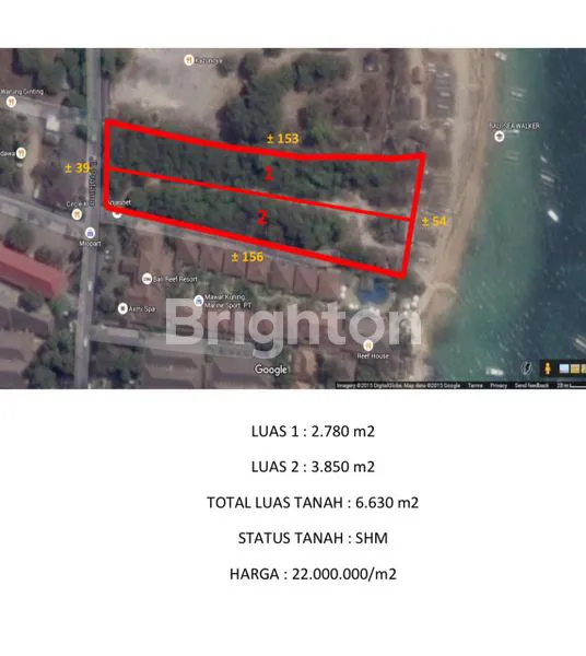 Gambar Property TANAH TEPI PANTAI WATER SPORT BENOA BALI LOKASI STRATEGIS