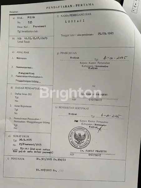 image DIJUAL CEPAT TANAH STARTEGIS DI NOL JALAN RAYA SURABAYA - CARUBAN (2)